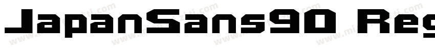 JapanSans90 Regular字体转换